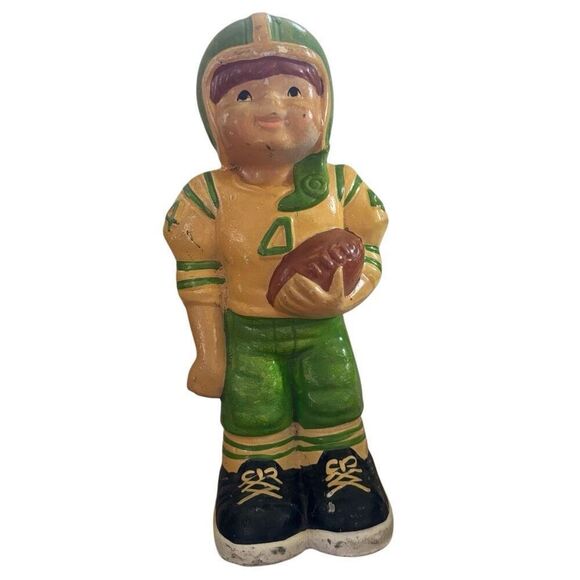 Vintage Ceramic Football Player Bank Taiwan - Picture 1 of 10